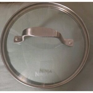 Ninja Glass Replacement Glass Lid For Pot Pan (6 7/8" Inner Rim) (7.5" Outer)